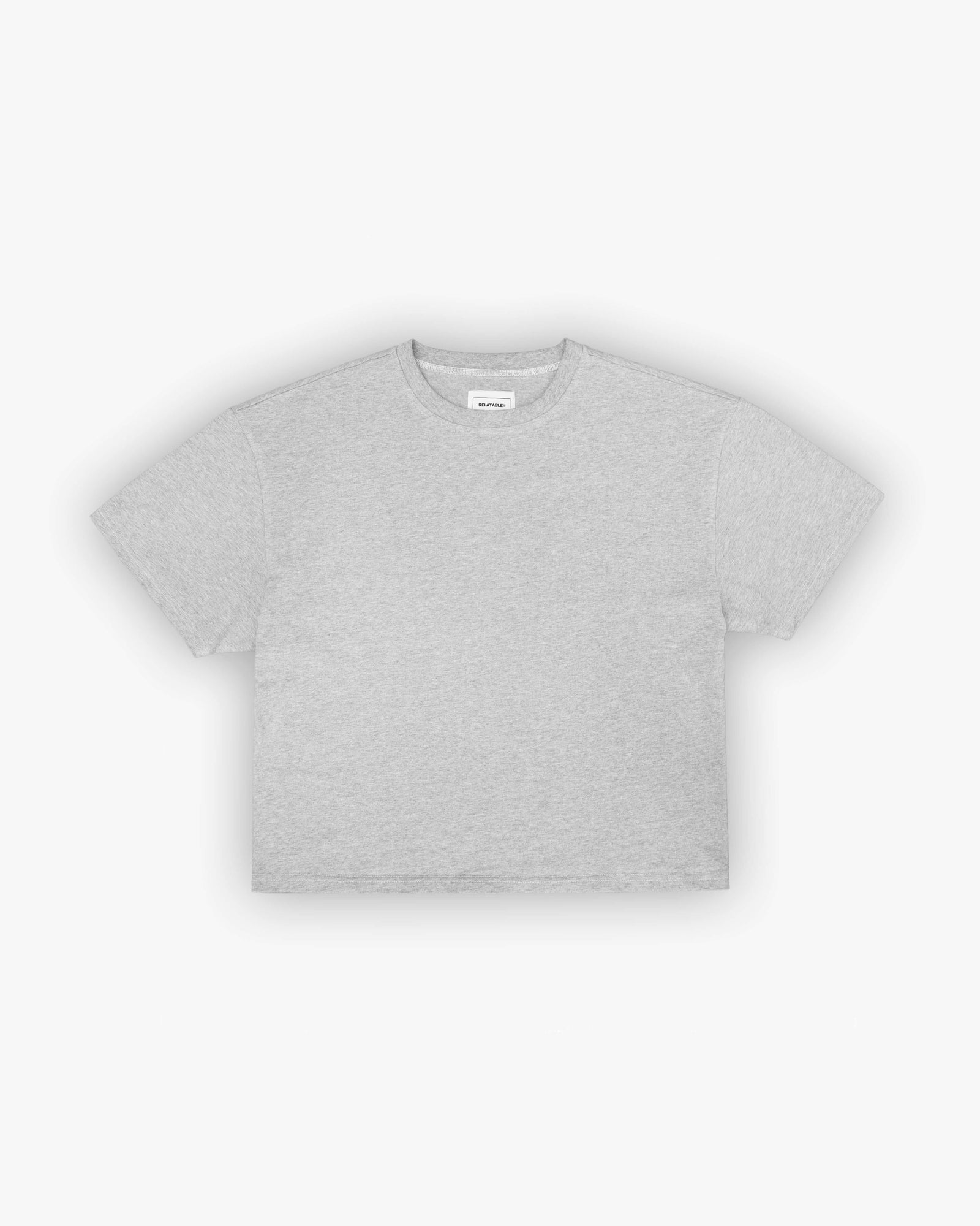 Cropped T-shirt — Grey